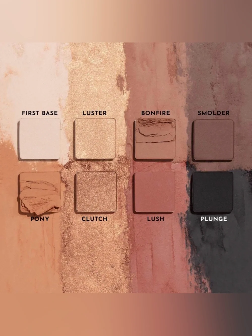 Flawless Warm Neutrals Eyeshadow Palette - Talc free